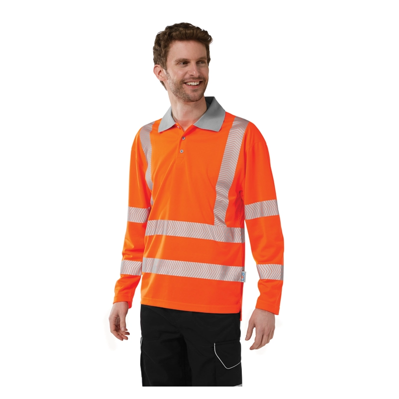 Barricane Coolviz Plus Long Sleeve Hivis Poloshirt