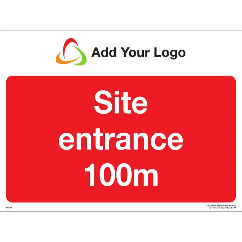 Site Entrance 100M