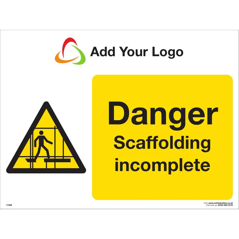 Danger Scaffolding Incomplete