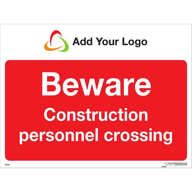 Beware Construction Personnel Crossing