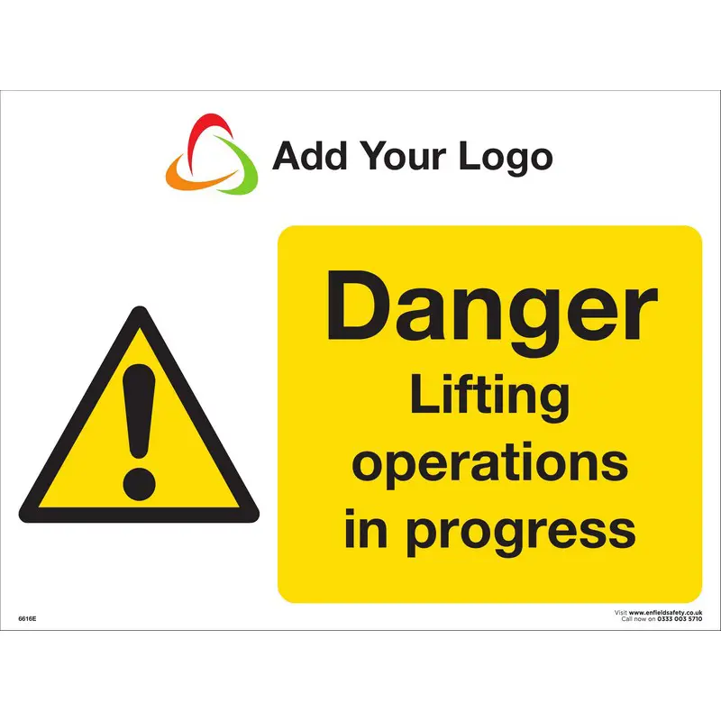 Danger Lifting Operations in Progress