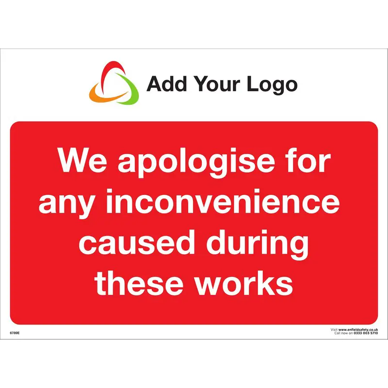 We Apologise For Any Inconvenience