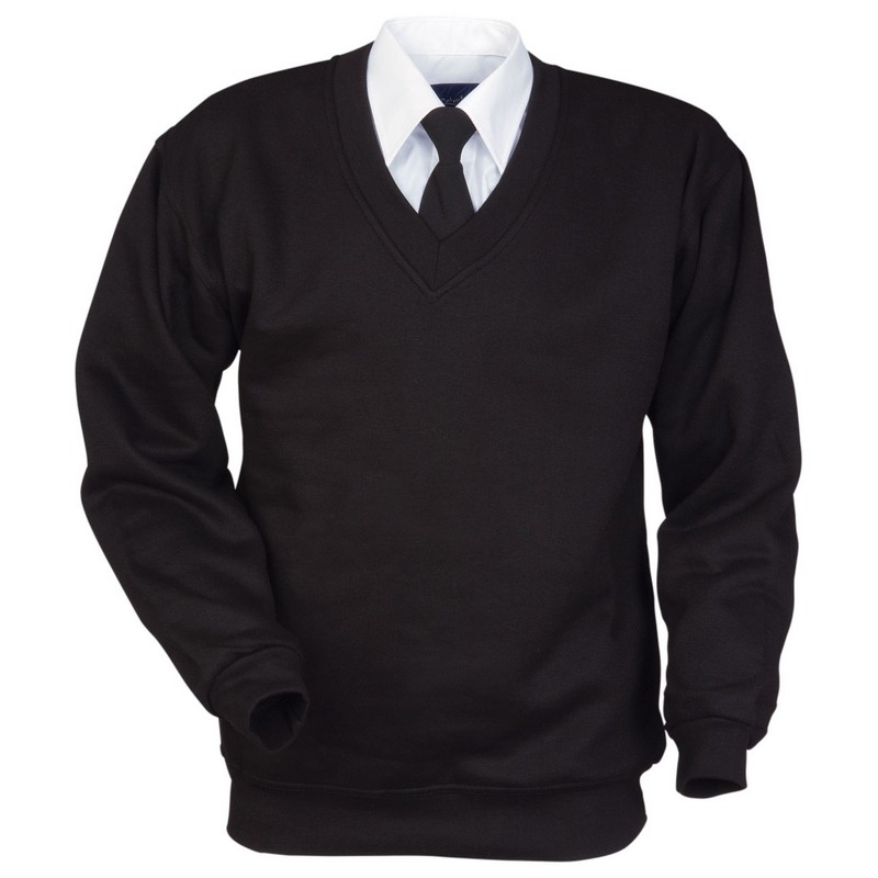 Oxford V-Neck Sweatshirt 
