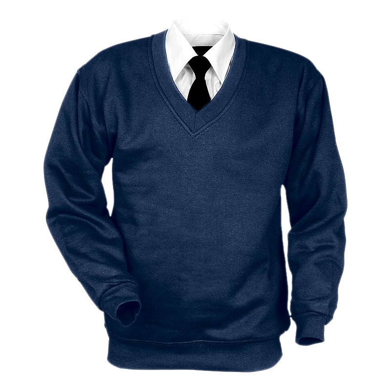 Oxford V-Neck Sweatshirt 