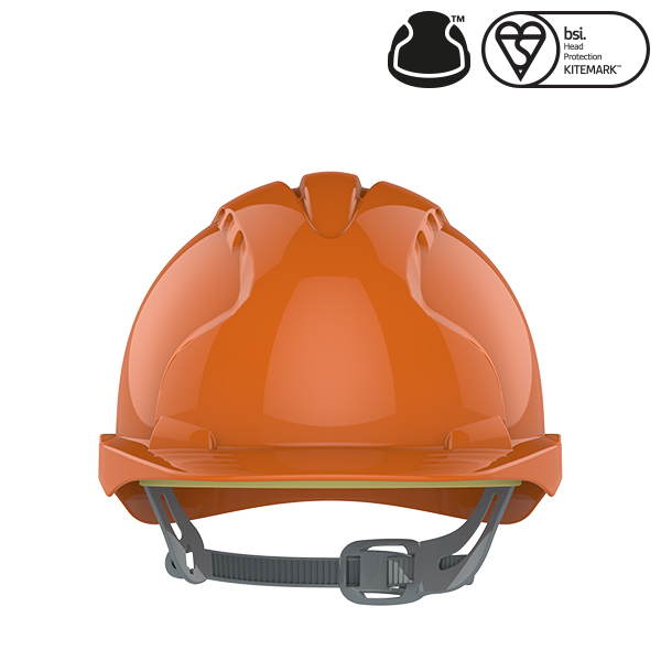 Evo 3 Vented Safety Helmet, Orange