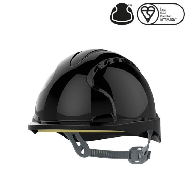 Evo 3 Vented Micropeak Helmet Black