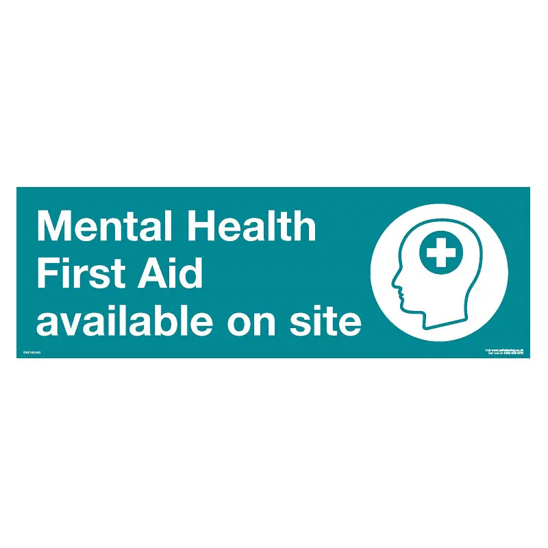 Mental health first aid available on site