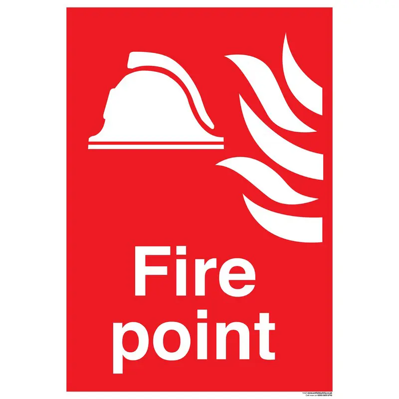 Fire Point 460mm x 660mm Rigid Plastic