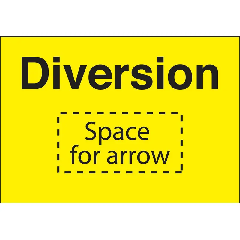 Diversion 660mm x 460mm Rigid Plastic