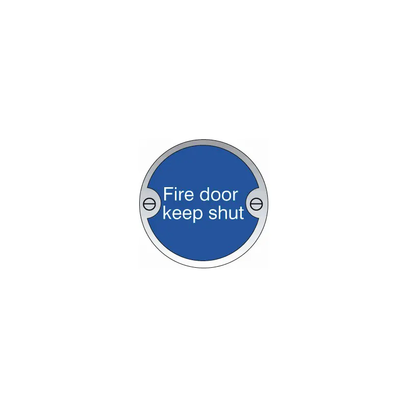 Fire Door Keep Shut Sign