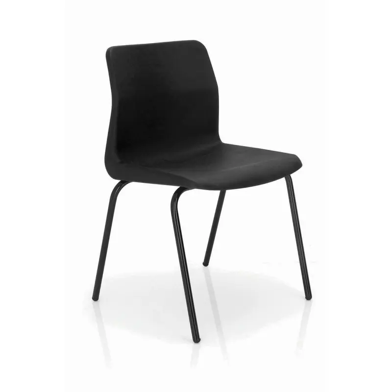 Pvc Stacking Chair. Black