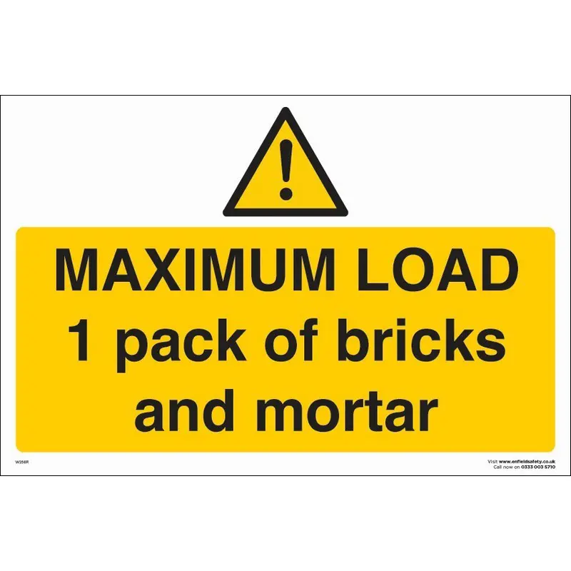 Max Load Bricks & Mortar 330mm x 230mm