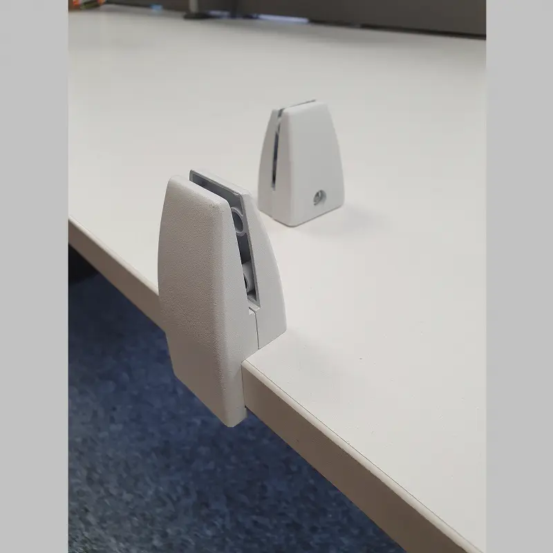 Desk Screen Brackets Mini Edge Mount