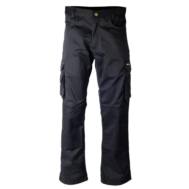 Black summer work trousers