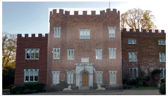 Castle with example face wrap displayed